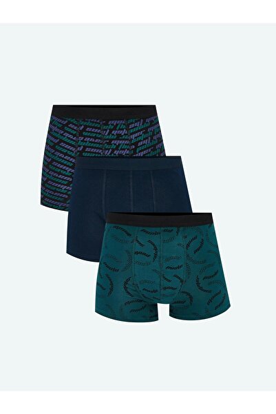 LC Waikiki بوكسر رجالي قطني مرن 3 قطع (S6)