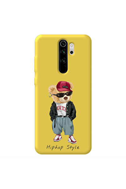 Other Xiaomi Redmi Note 8 Pro Hip hop style Yellow Colored Silicone TPU Θήκη