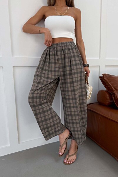 mylove Checkered Balloon Pants