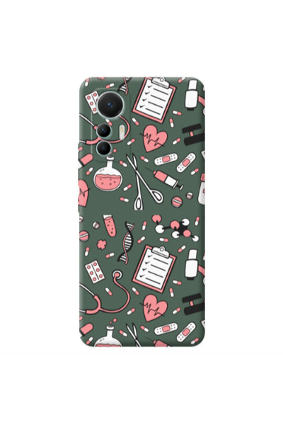 Other Xiaomi Mi 12 Lite Laboratory Dark Green Colored Silicone TPU Θήκη