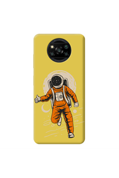 Other Xiaomi Poco X3 /X3 Pro Hitchhike Yellow Colored Silicone TPU Θήκη