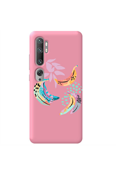 Other Xiaomi Mi Note 10 Banana Pink Colored Silicone TPU Θήκη