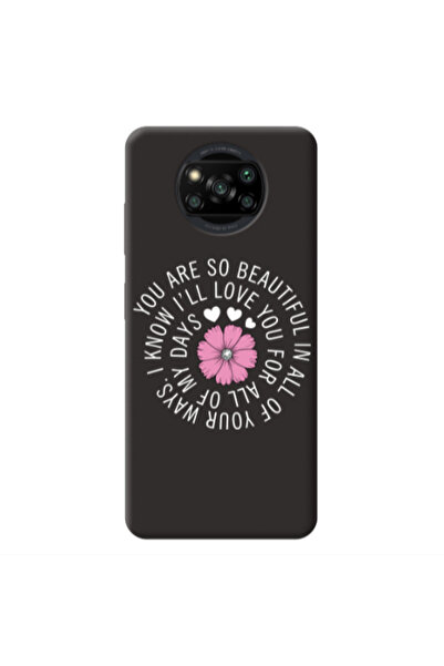 Other Xiaomi Poco X3 /X3 Pro Your Ways Black Colored Silicone TPU Θήκη