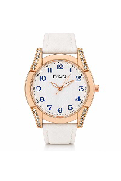 Watch Ceas pentru femei, Casual Francesca di Geneva, Alb, FF358