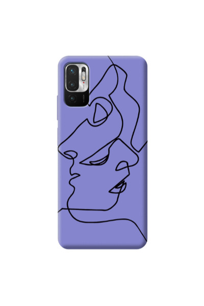 Other Xiaomi Redmi Note 10 Pro 5G intertwined Purple Colored Silicone TPU Θήκη