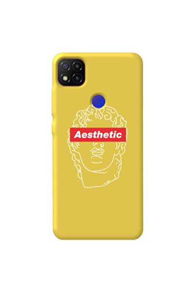 Other Xiaomi Redmi 9c Aesthetic Yellow Colored Silicone TPU Θήκη