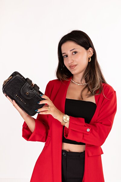 Gondol Women's Small Size Bag Wallet Ald.7482 Black