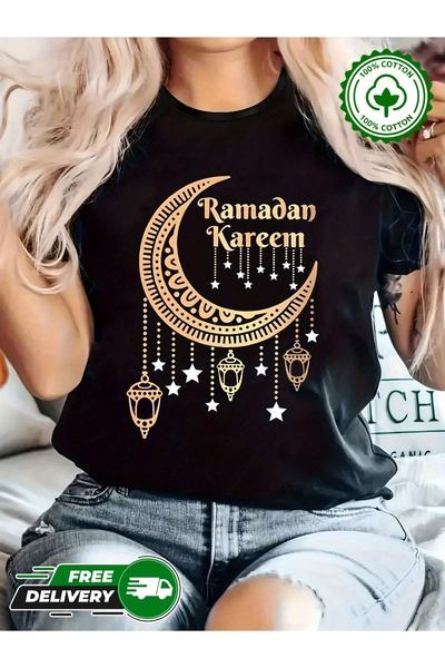 YHDZ تيشيرت نسائي كاجوال من قطن 100%، نسيج قابل للتنفس، قابل للغسل في الغسالة