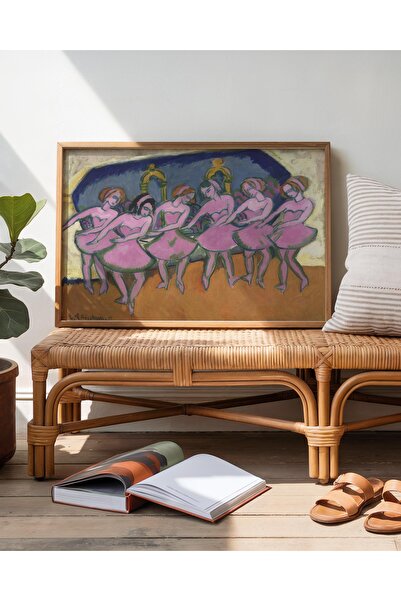 Pegziz Ernst Ludwig Kirchner Tablou cu șase dansatoare |   Decor de perete în...