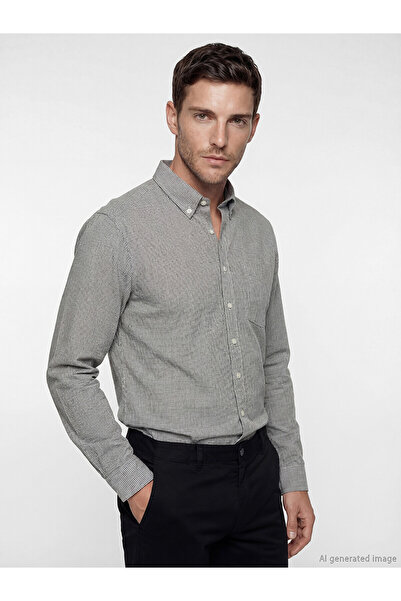 LC Waikiki Özmarka New Season Regular Fit Patterned Men's Shirt