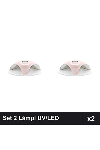 NAİLS Set 2 Lămpi UV/LED Profesionale 48W cu Ventilator Sun 669 Ecran Digital...