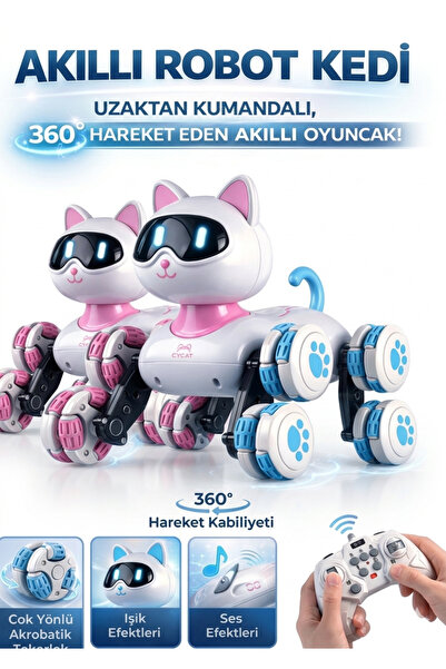 sfs elektrik robot kedi UZK ROBOT KEDİ MERDİVEN ÇIKABİLEN
