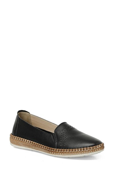 Polaris Genuine Leather Black Casual Women's Shoes