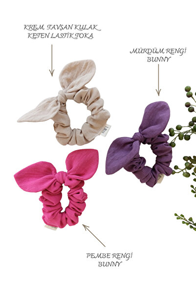 Liliza Accessories Renkli 3lü Lastik Toka Seti