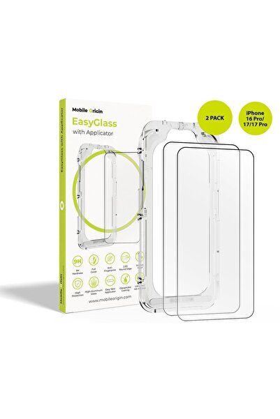 Mobile Origin EasyGlass Pachet de 2 folii de protecție din sticlă securizată ...