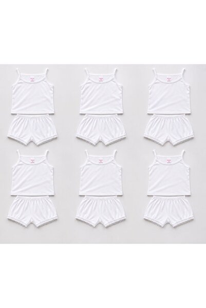SADEN 6 Sets of Underwear with Two Pieces, T-Shirt and Shorts, 100% Cotton Ruyam