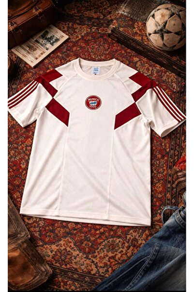 Retro renk bloklu Premium tshit oversize unisex