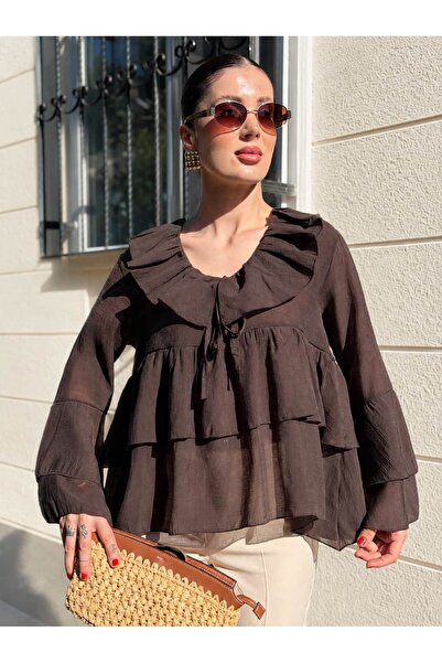 YK FASHION Kat Detaylı Gömlek