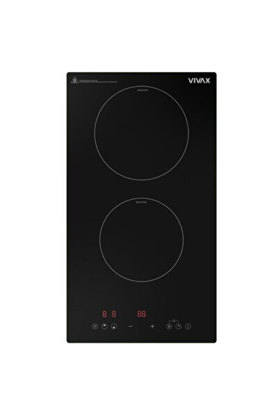 VIVAX BH-02MIN, Индукционен, 2 зони за готвене, Буст, 30 см, Черен