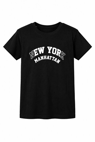 trender Ny Manhattan crna majica za dečake 26YDT1000057