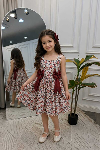 Marllow Girls' Dress Without Sleeves Very Beautiful Cotton