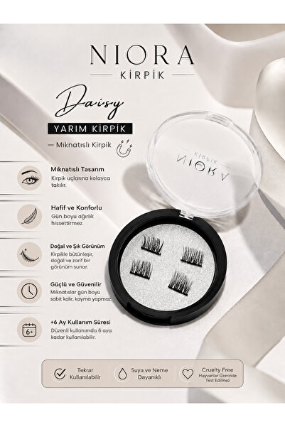 NIORA LASH Daisy Model | Mıknatıslı Cat eyes Kirpik