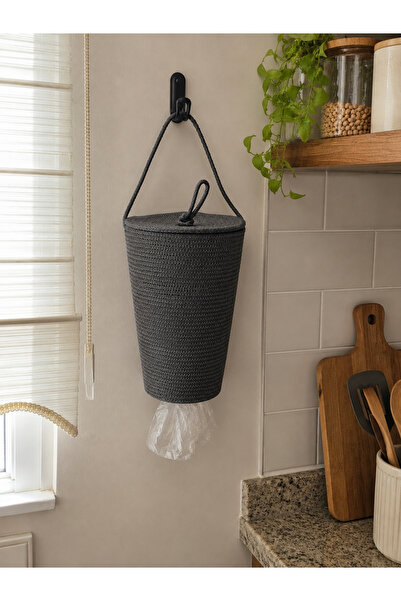 ÖRGÜM Decorative Bag Organizer with Lid