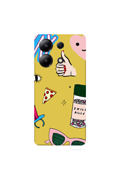 Other Xiaomi Redmi Note 13 4G Chill Yellow Colored Silicone TPU Θήκη