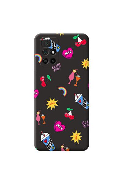 Other Xiaomi Redmi 10 2022 glam time Black Colored Silicone TPU Θήκη