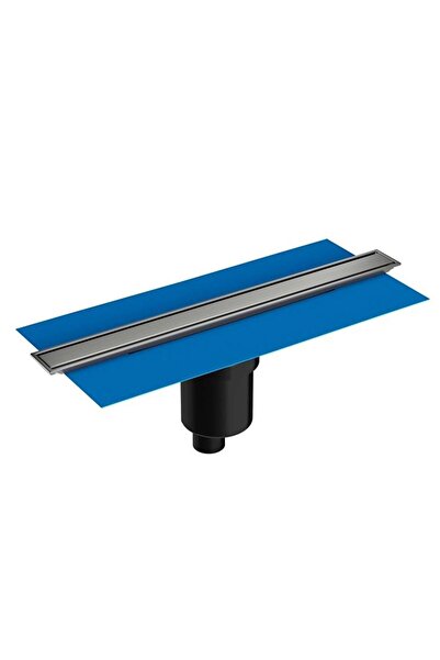 VitrA DK100 Eco-Flow Duş Kanalı Alttan Sifon, 80 cm, Mat Krom