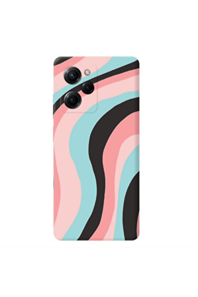 Other Xiaomi Poco X5 Pro Colored lines Black Colored Silicone TPU Θήκη