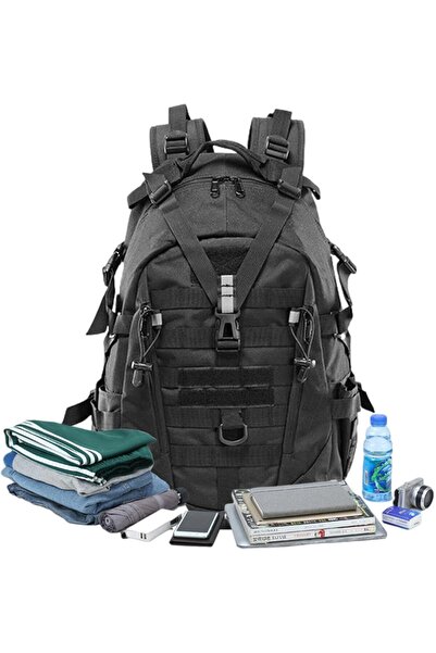 Ayawaska Rucsac tactic militar 30L impermeabil, 800D Oxford, sistem MOLLE, pe...