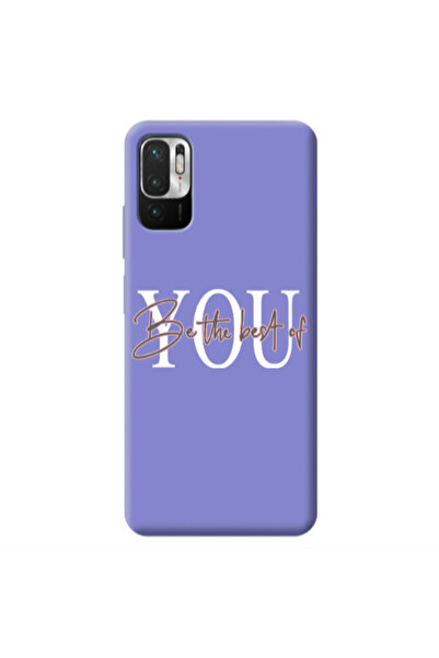 Other Xiaomi Redmi Note 10 Pro 5G Be the best of Purple Colored Silicone TPU ...