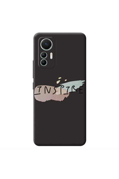 Other Xiaomi Mi 12 Lite Inspire Black Colored Silicone TPU Θήκη
