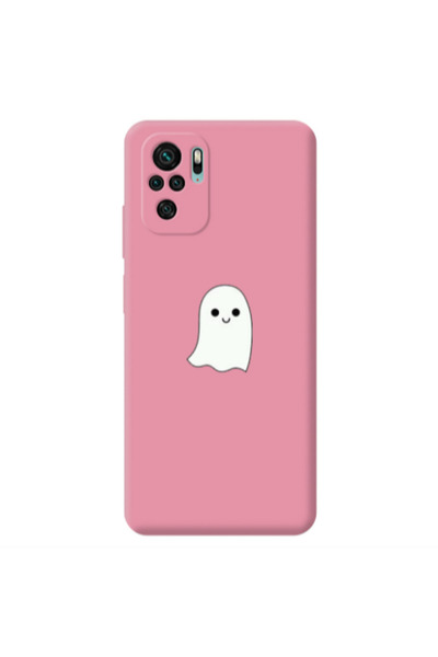Other Xiaomi Redmi Note 10S Ghost Pink Colored Silicone TPU Θήκη