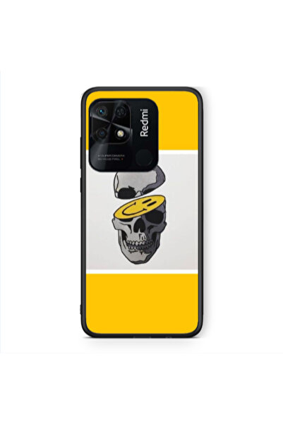 Other Xiaomi Redmi 10C Smiley dry head Black Glossy Θήκη