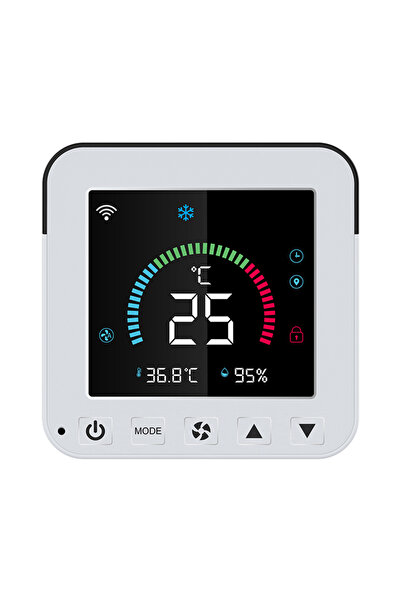 Choice WHITE WiFi Air Conditioner Thermostat USB Power IR Temperature Humidit...