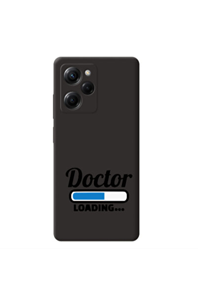 Other Xiaomi Poco X5 Pro Doctor Loading Black Colored Silicone TPU Θήκη