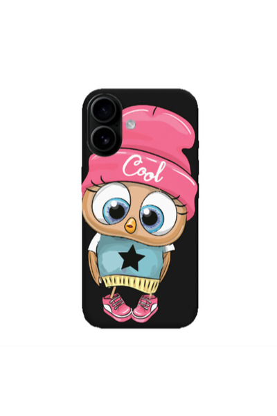 Other Apple Iphone 16 plus Cool Star Black Colored Silicone TPU Θήκη
