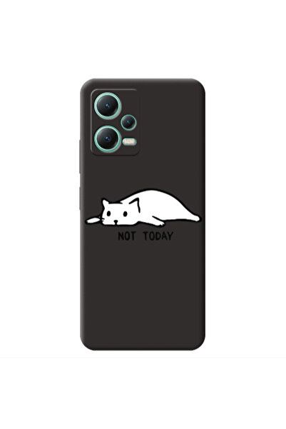 Other Xiaomi Redmi Note 12 Pro 5G Not Today Black Colored Silicone TPU Θήκη