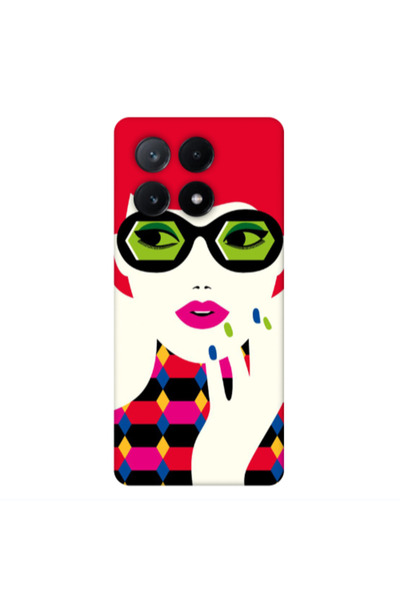 Other Xiaomi Poco X6Pro 5G Red hair girl Transparent Silicone TPU Θήκη