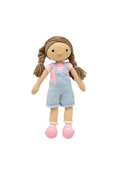 Happy Threads Emma Doll | 17" Handmade Crochet Toy, Safe for 6 M+