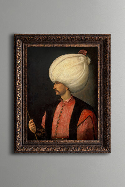 epiqart كانوني سلطان سليمان - لوحة منقوشة عتيقة الطراز - نموذج سميك