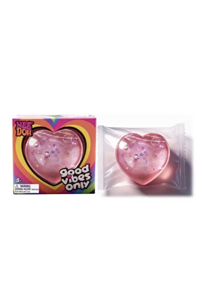 Needoh Teenie Sparkle Hearts Stress Relief Toy - Sparkling Soft Squishy Heart...
