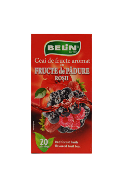 BELİN Red Forest Fruit Tea, 20 sachets, 40 gr