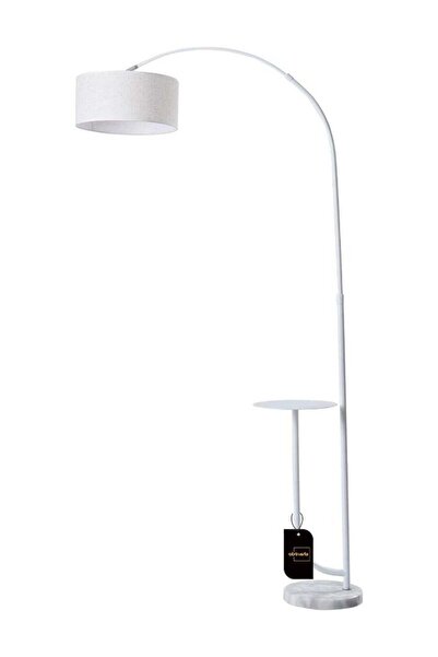 sharpdo Modern Floor Lamp with Shelf Adjustable Pure Natural Marble Elegant F...
