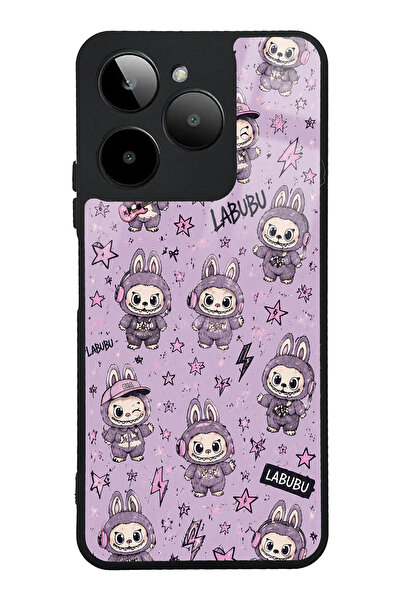 Spoyi Gm Era 30 Lavender Labubu Tasarımlı Glossy Telefon Kılıfı