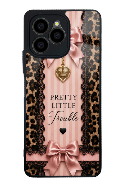 Spoyi Omix X6 Glossy Phone Case with Pretty Leopard Bow Design