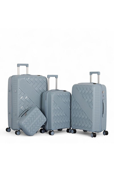 Generic Fashionable Diamond Design Anti Breakage Travel Luggage Set (4 Pcs) -...