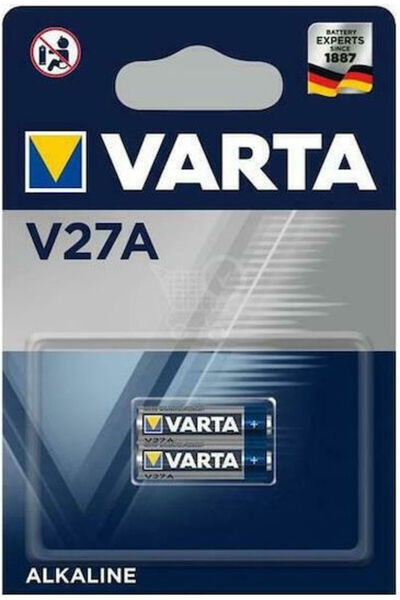 Varta Συσκευασία 2 τεμαχίων Αλκαλικές Μπαταρίες A27 12V